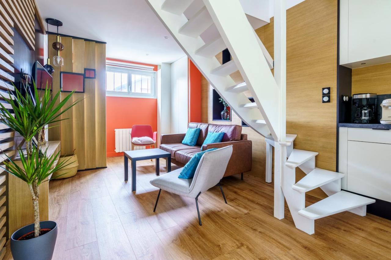Ilbetea - Ideal Couple - Duplex Tout Confort - Plage A 400 M - Parking 생장드루즈 외부 사진