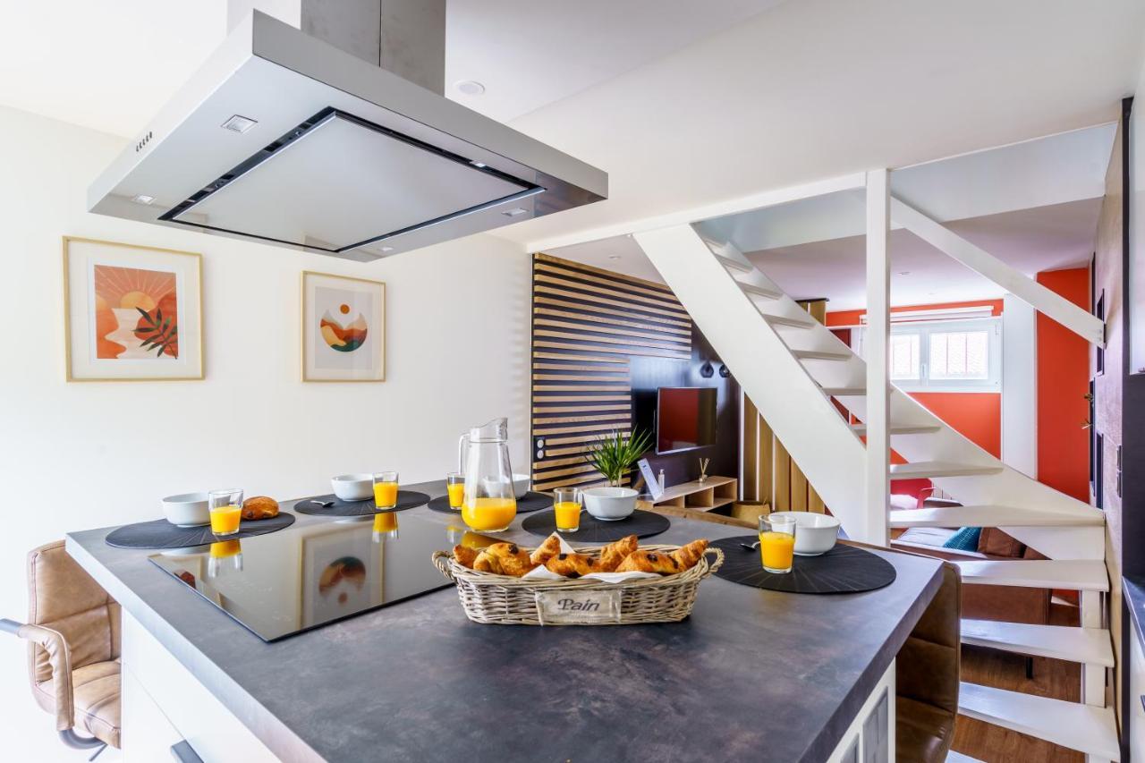 Ilbetea - Ideal Couple - Duplex Tout Confort - Plage A 400 M - Parking 생장드루즈 외부 사진